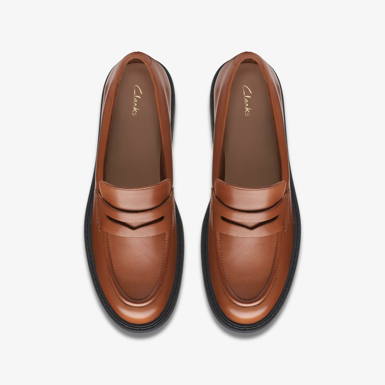 Orinoco 2 Penny Loafer Dark Tan Leather | Clarks online - Women
