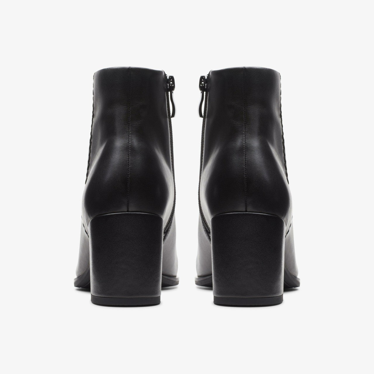 Freva 55 Zip Ankle Boot Black Leather | Clarks on Sale - Women