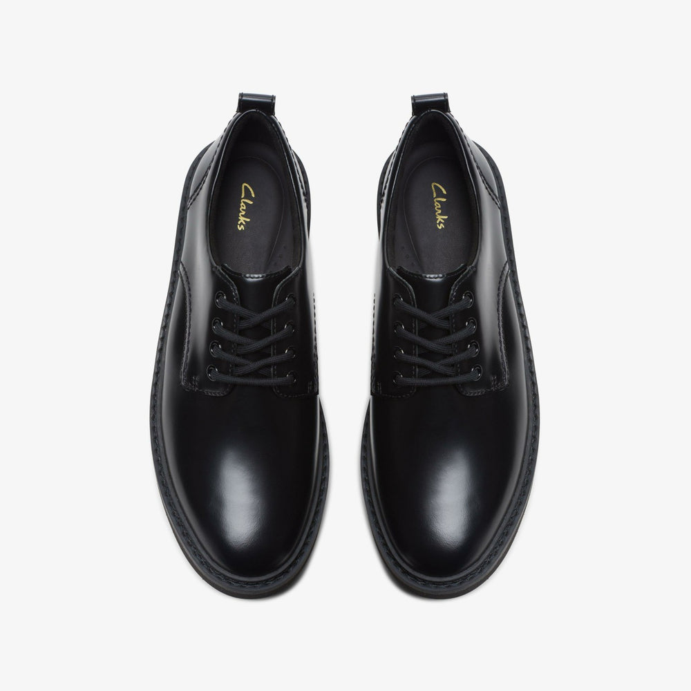 Orianna W Derby Black Leather | Clarks Sale - Women
