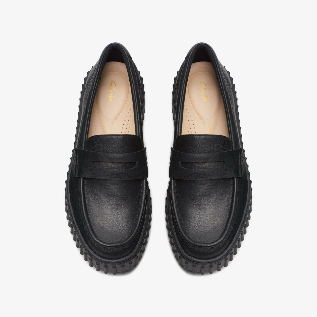 Torhill Penny Loafer Black Leather | Clarks outlet - Women