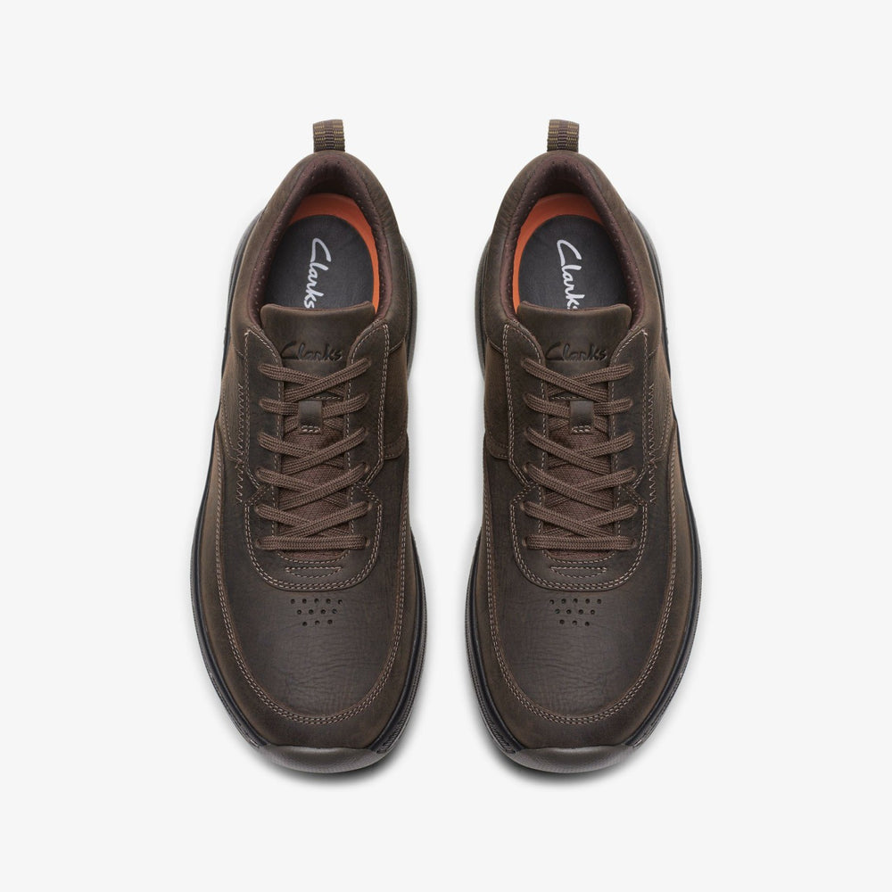 Clarks Pro Lace Dark Brown Tumbled | Clarks online - Men