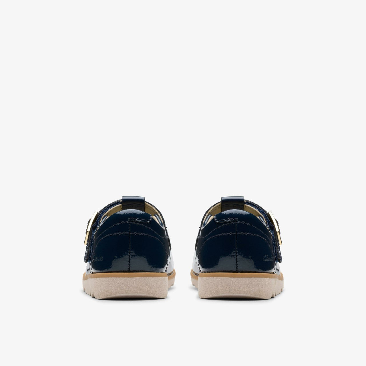 Crown Print Toddler Navy Patent | Clarks on Sale - Babies / Kids