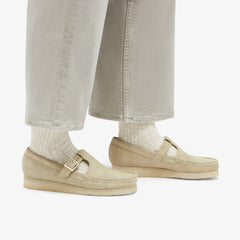 Wallabee T Bar Maple Suede | Clarks discount - Women