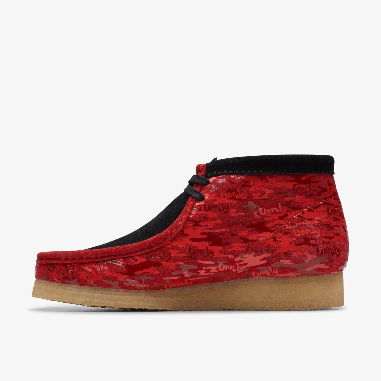 Wallabee Boot Red Camouflage | Clarks on Sale - Men