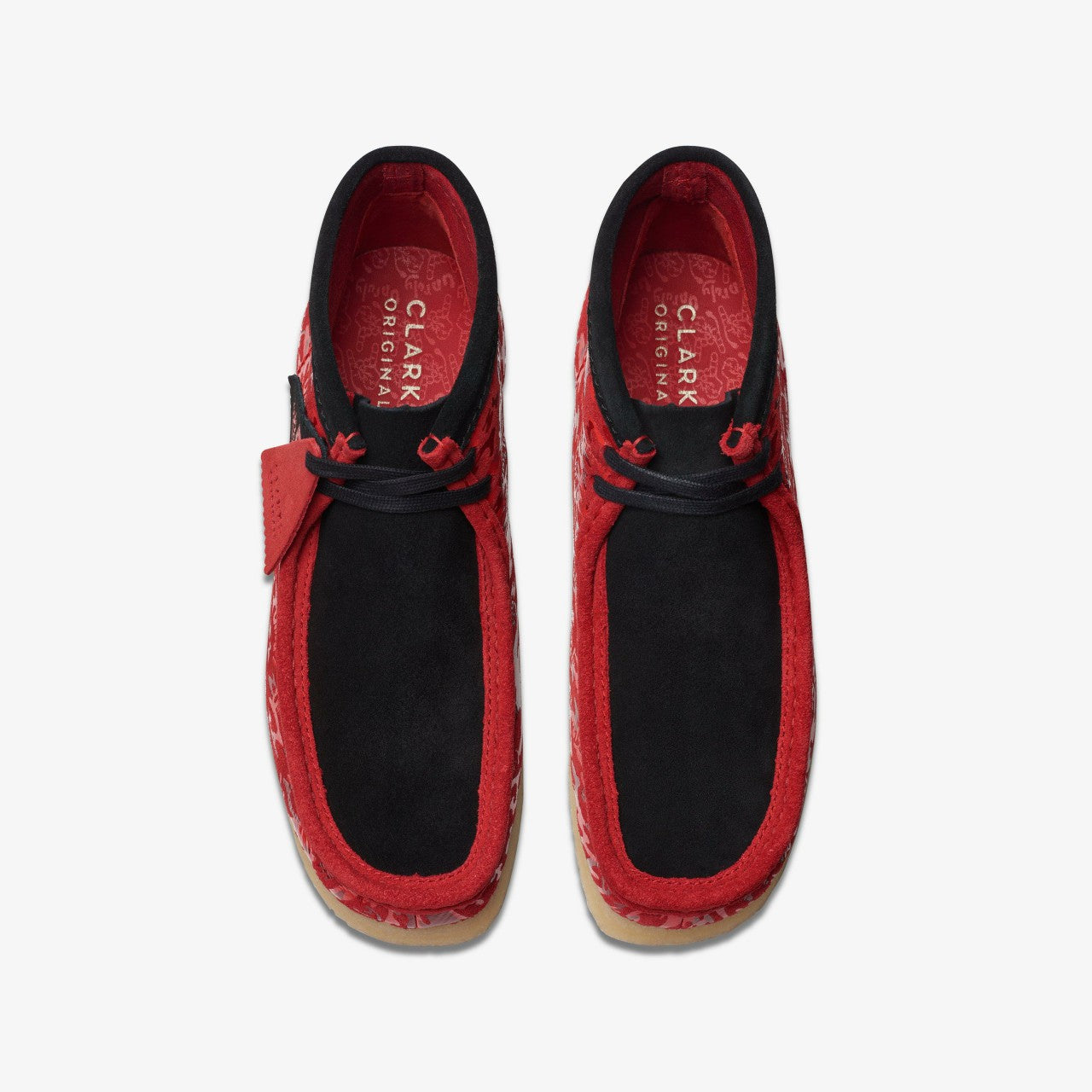Wallabee Boot Red Camouflage | Clarks on Sale - Men