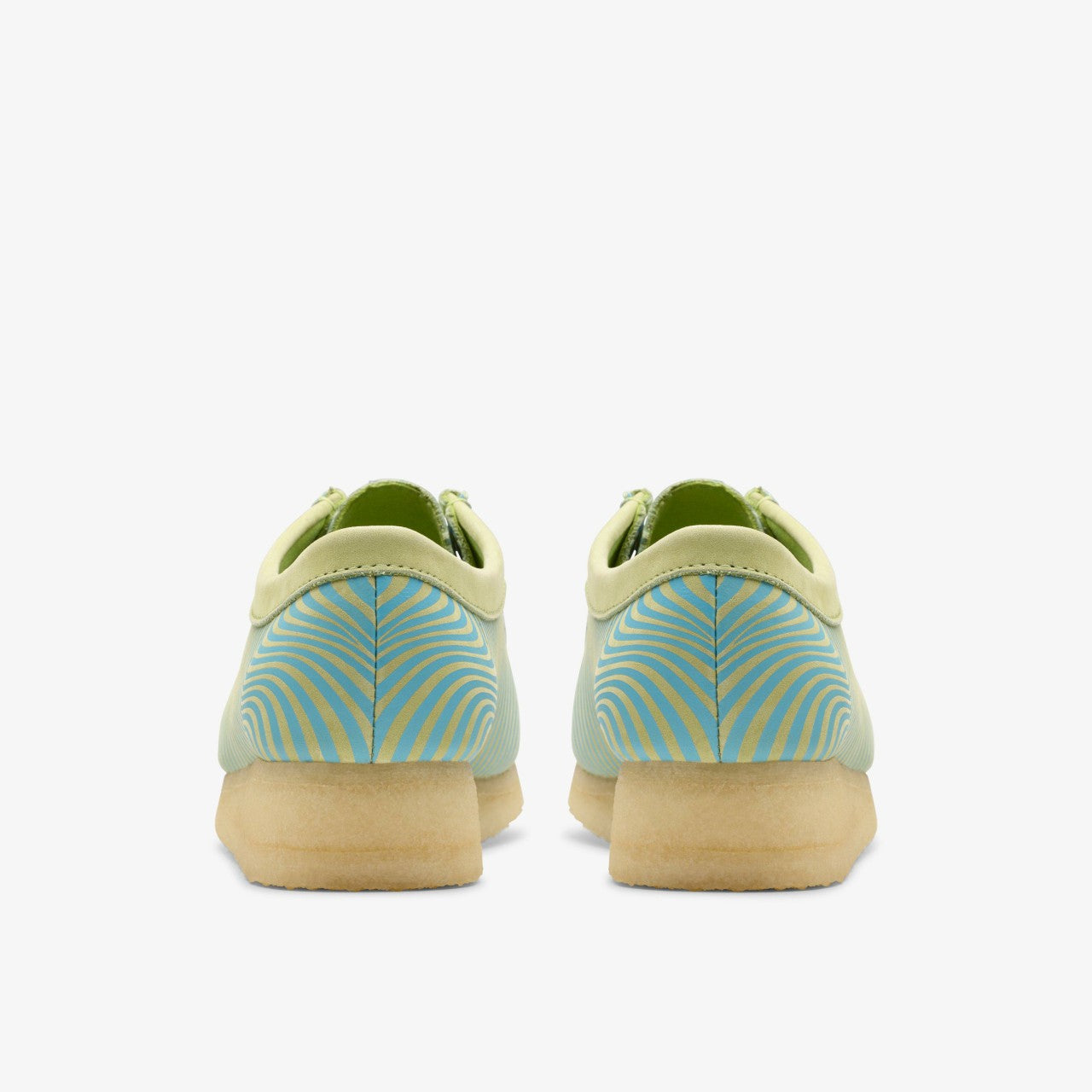 Wallabee Blue / Lime Print | Clarks online - Women