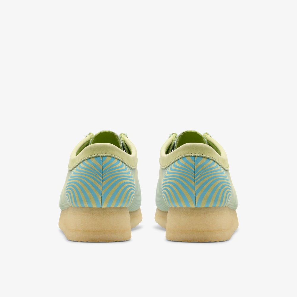 Wallabee Blue / Lime Print | Clarks online - Women