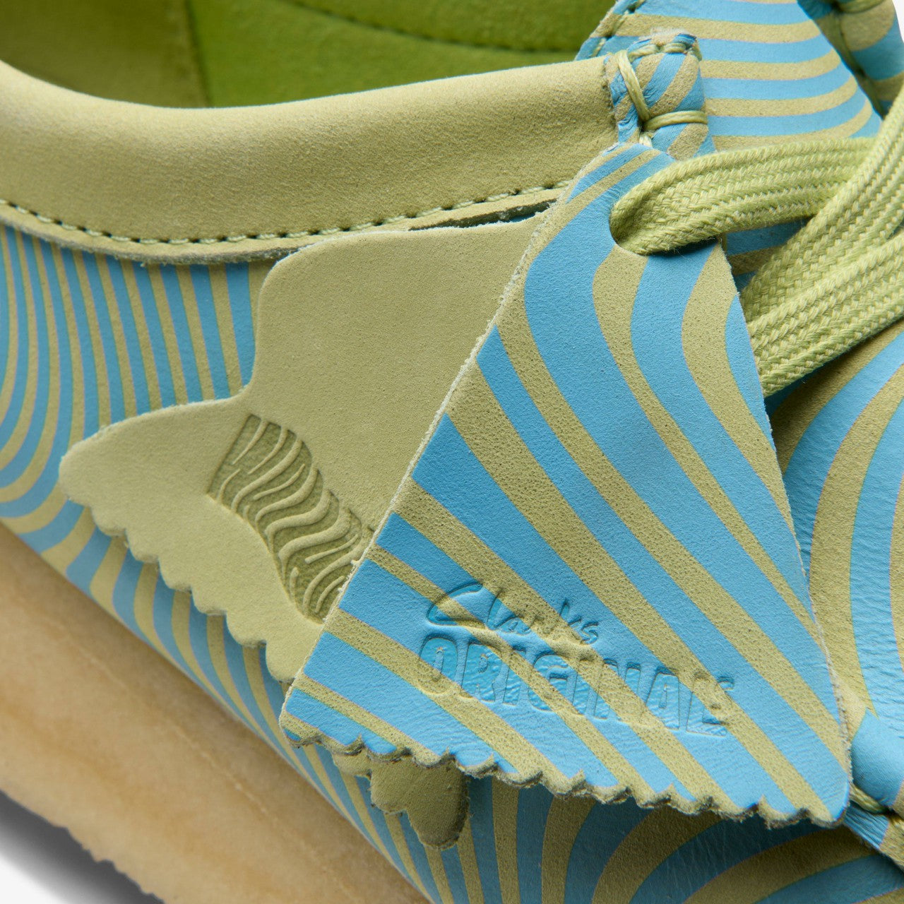Wallabee Blue / Lime Print | Clarks online - Women