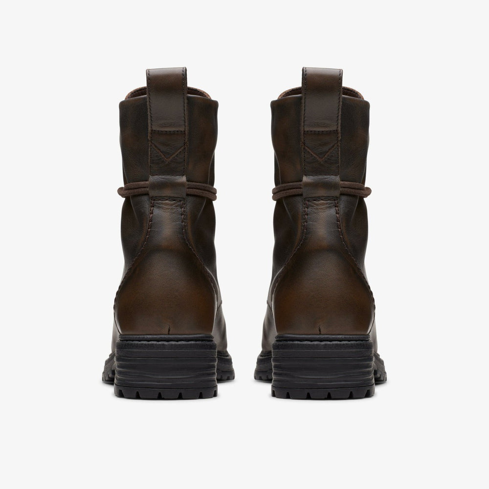 Rixley Lace Dark Brown Leather | Clarks for sale - Women