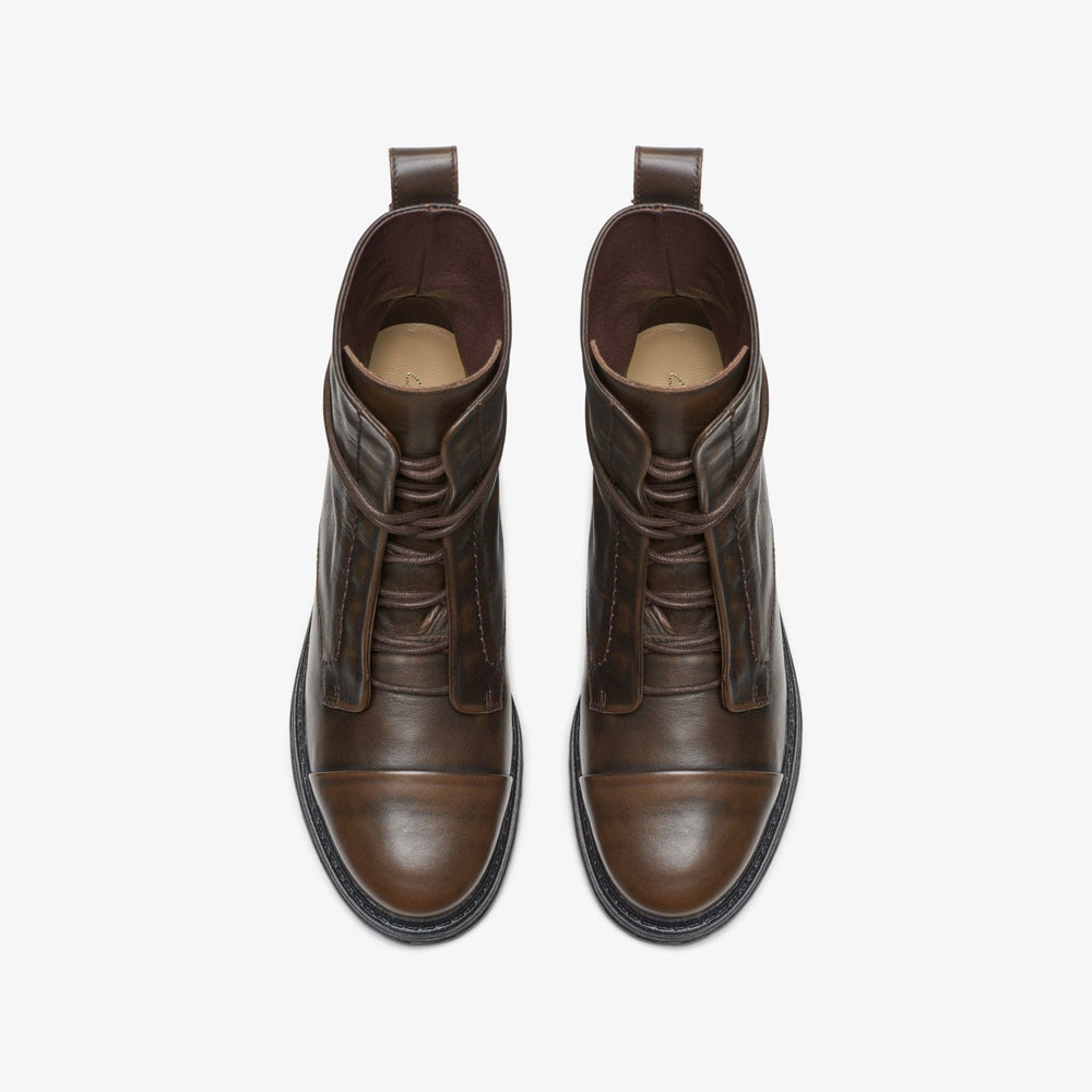 Rixley Lace Dark Brown Leather | Clarks for sale - Women