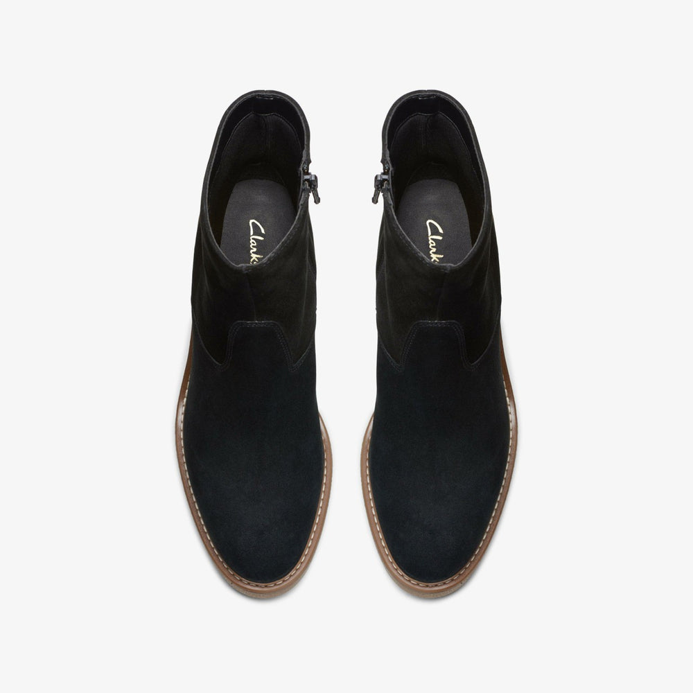 Colden Up Black Suede | Clarks on Sale - Women