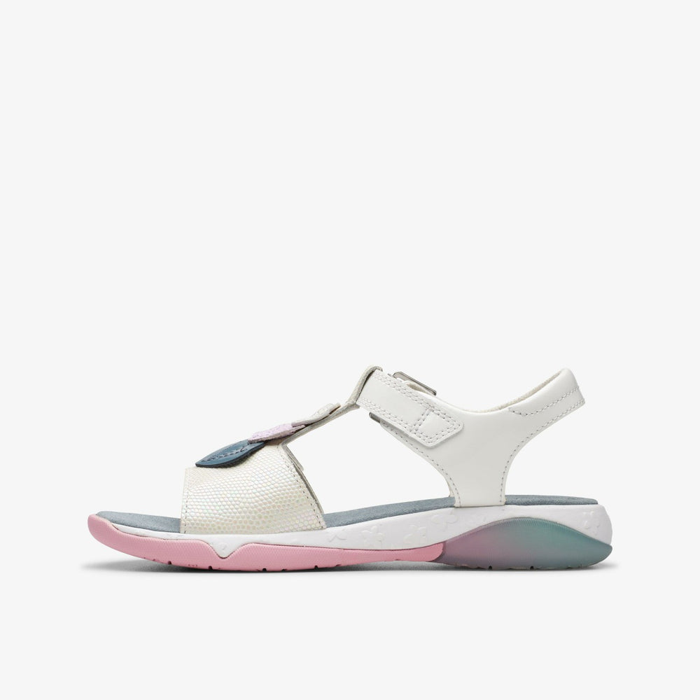 Osian Charm Kid White | Clarks discount - Kids