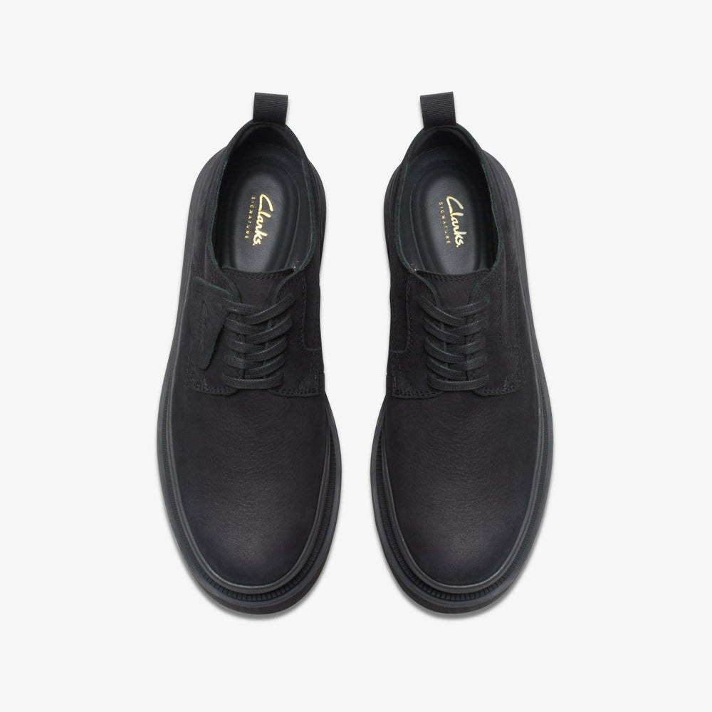 Badell Lace Black Nubuck | Clarks outlet - Men