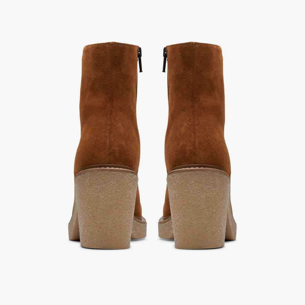 Colden Up Dark Tan Suede | Clarks online - Women