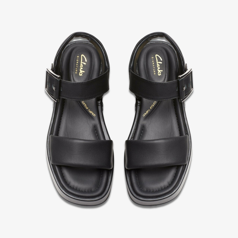 Alda Strap Black Leather | Clarks online - Women