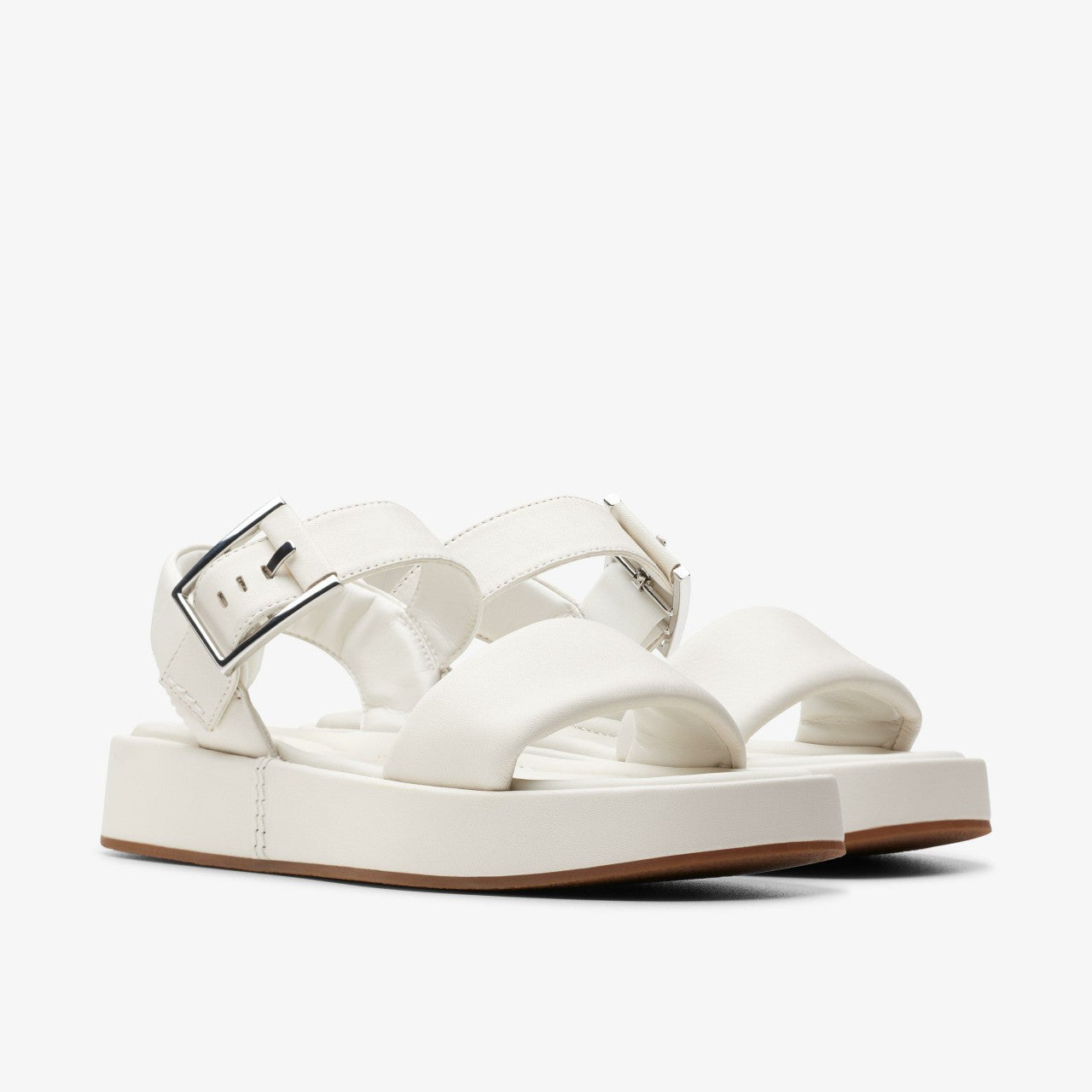 Alda Strap Off White Leather | Clarks on Sale - Women