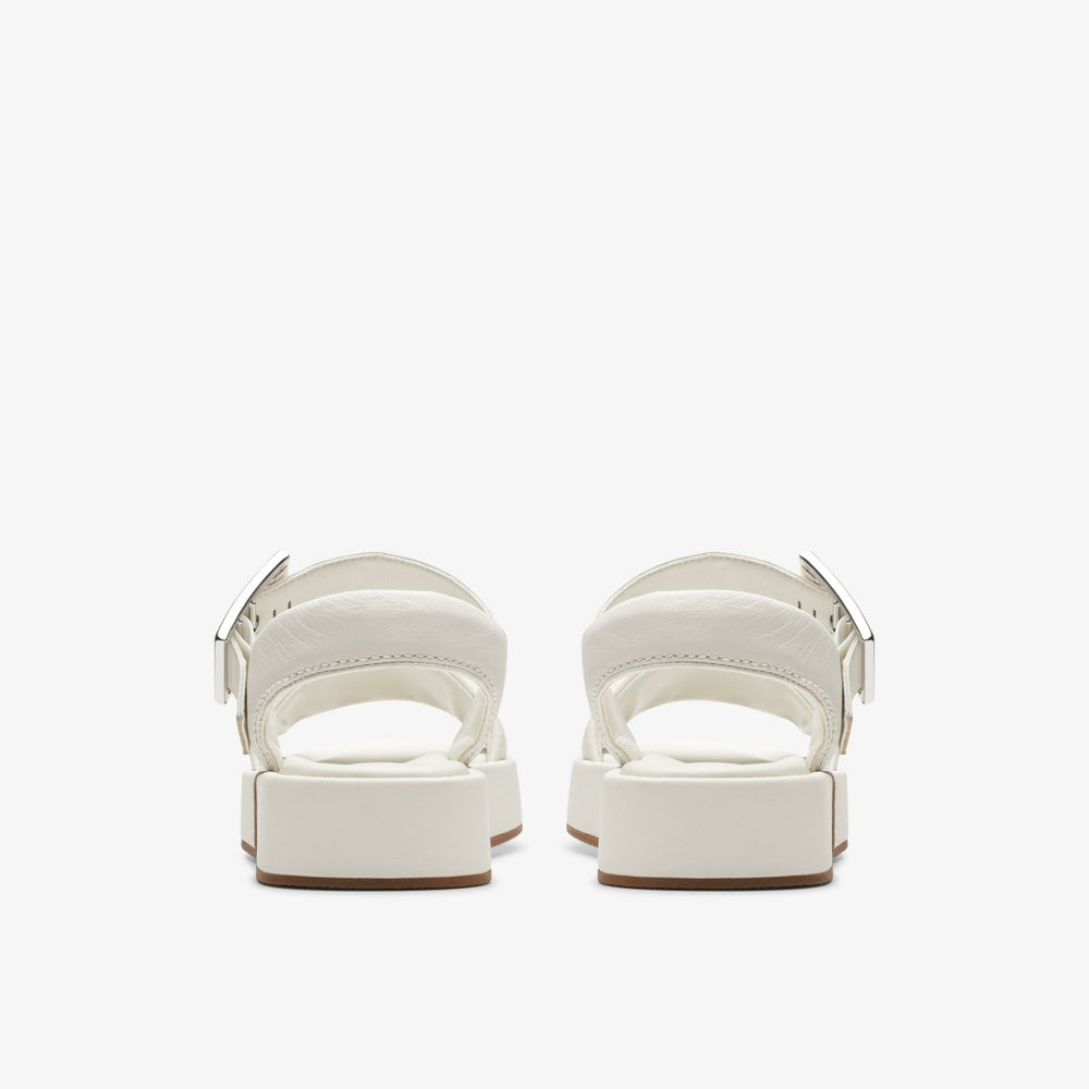 Alda Strap Off White Leather | Clarks on Sale - Women