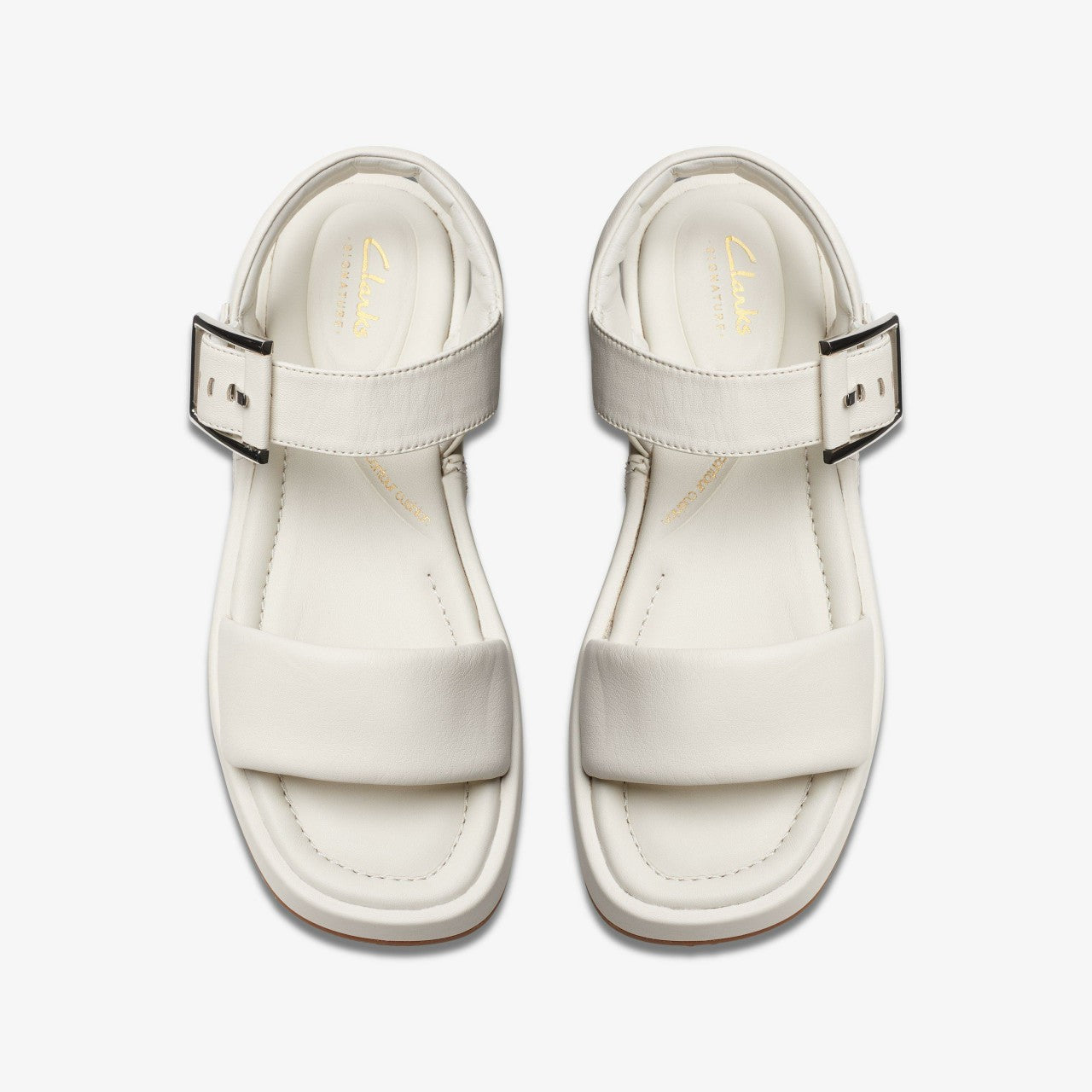 Alda Strap Off White Leather | Clarks on Sale - Women