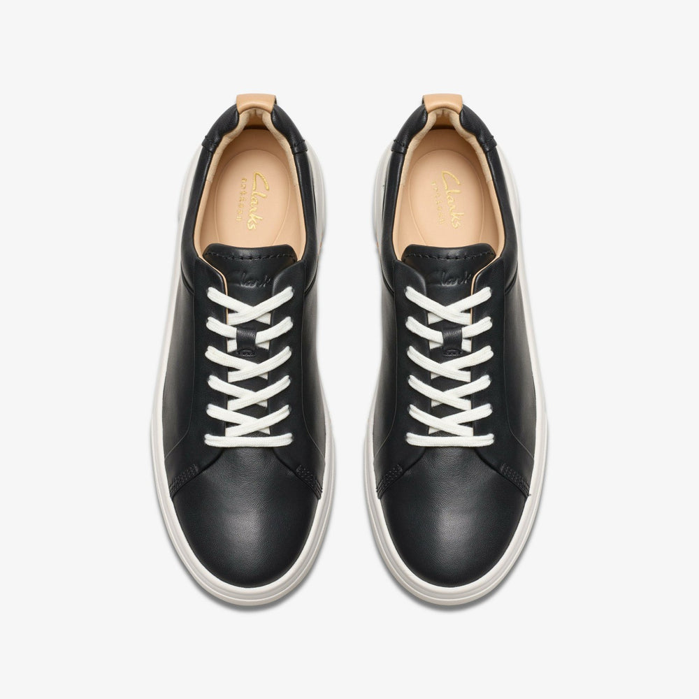 Hollyhock Walk Black Leather | Clarks online - Women