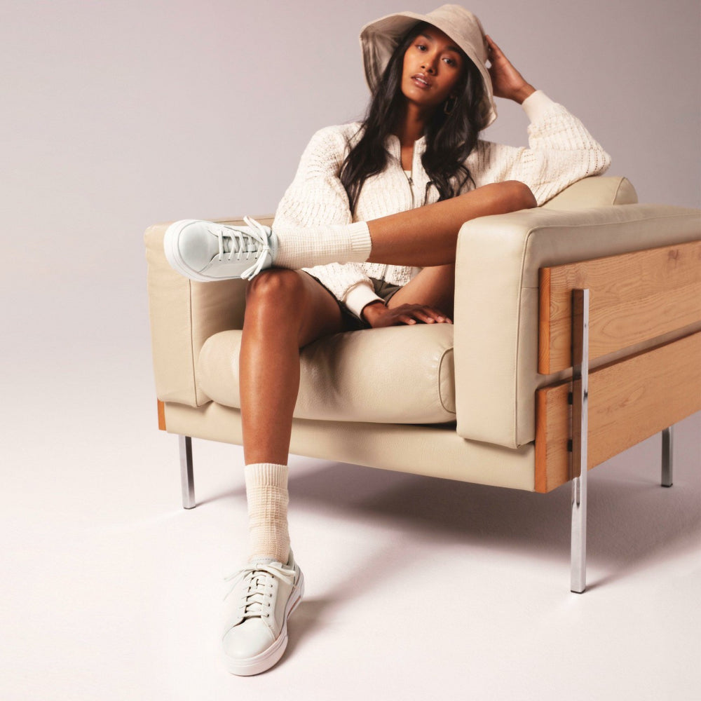 Hollyhock Walk Off White Leather | Clarks on Sale - Women