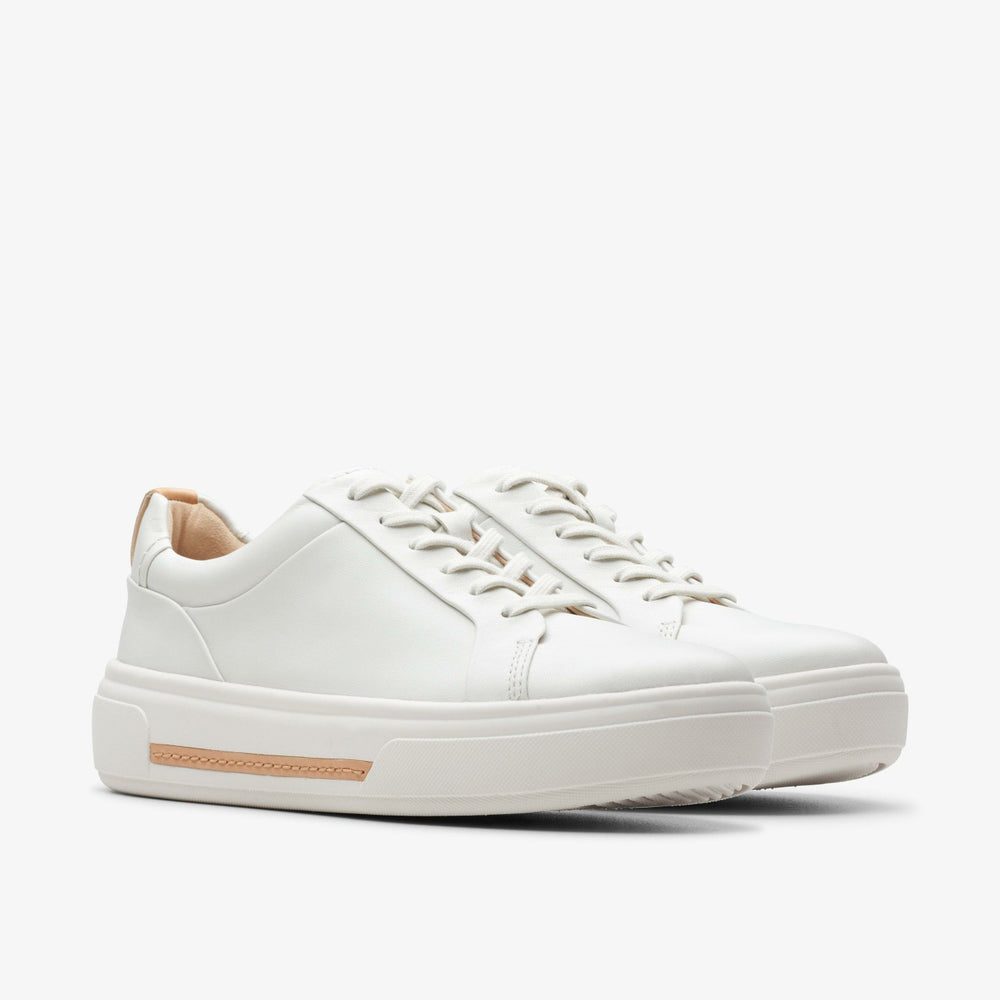 Hollyhock Walk Off White Leather | Clarks on Sale - Women