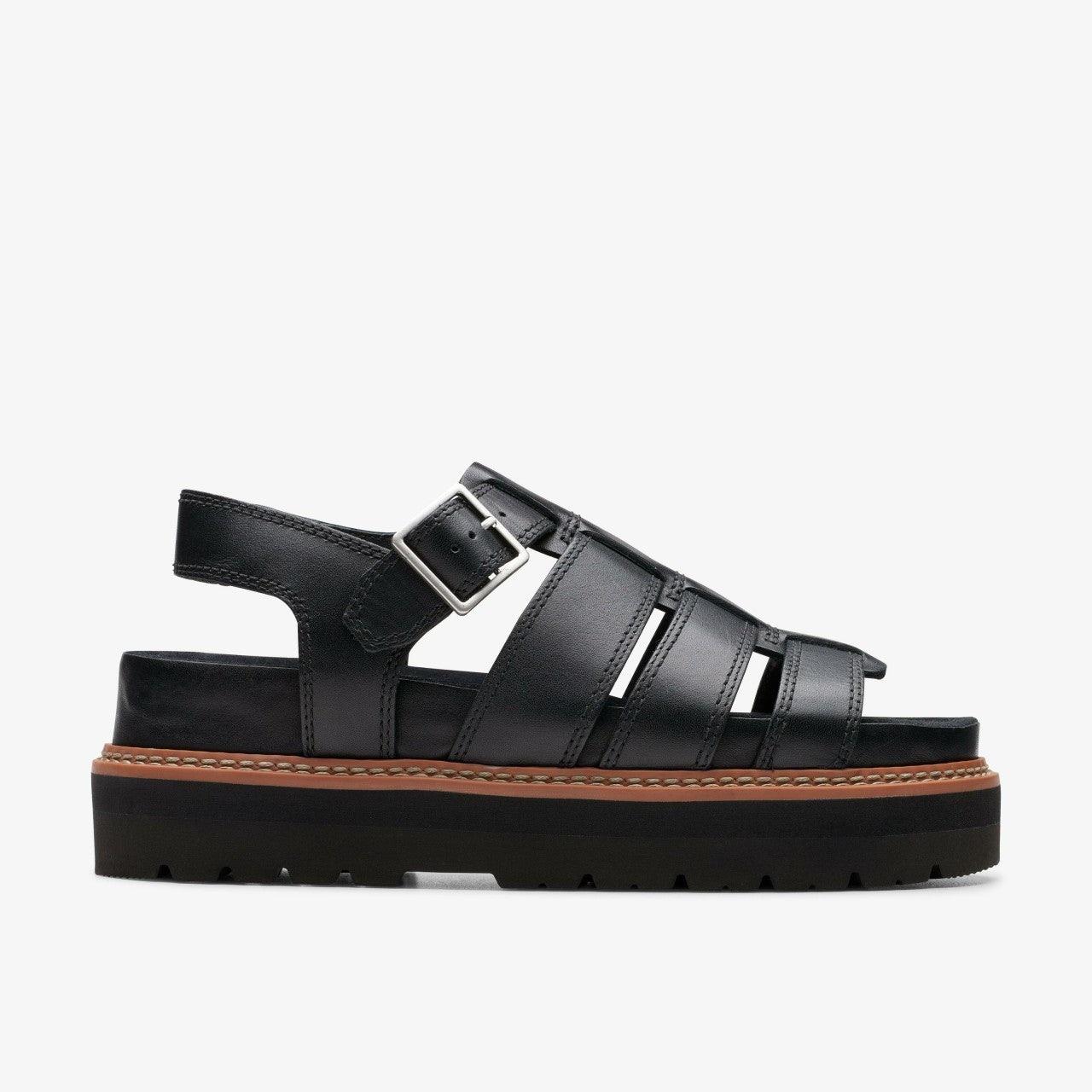 Orianna Twist Black Leather | Clarks for sale - Women