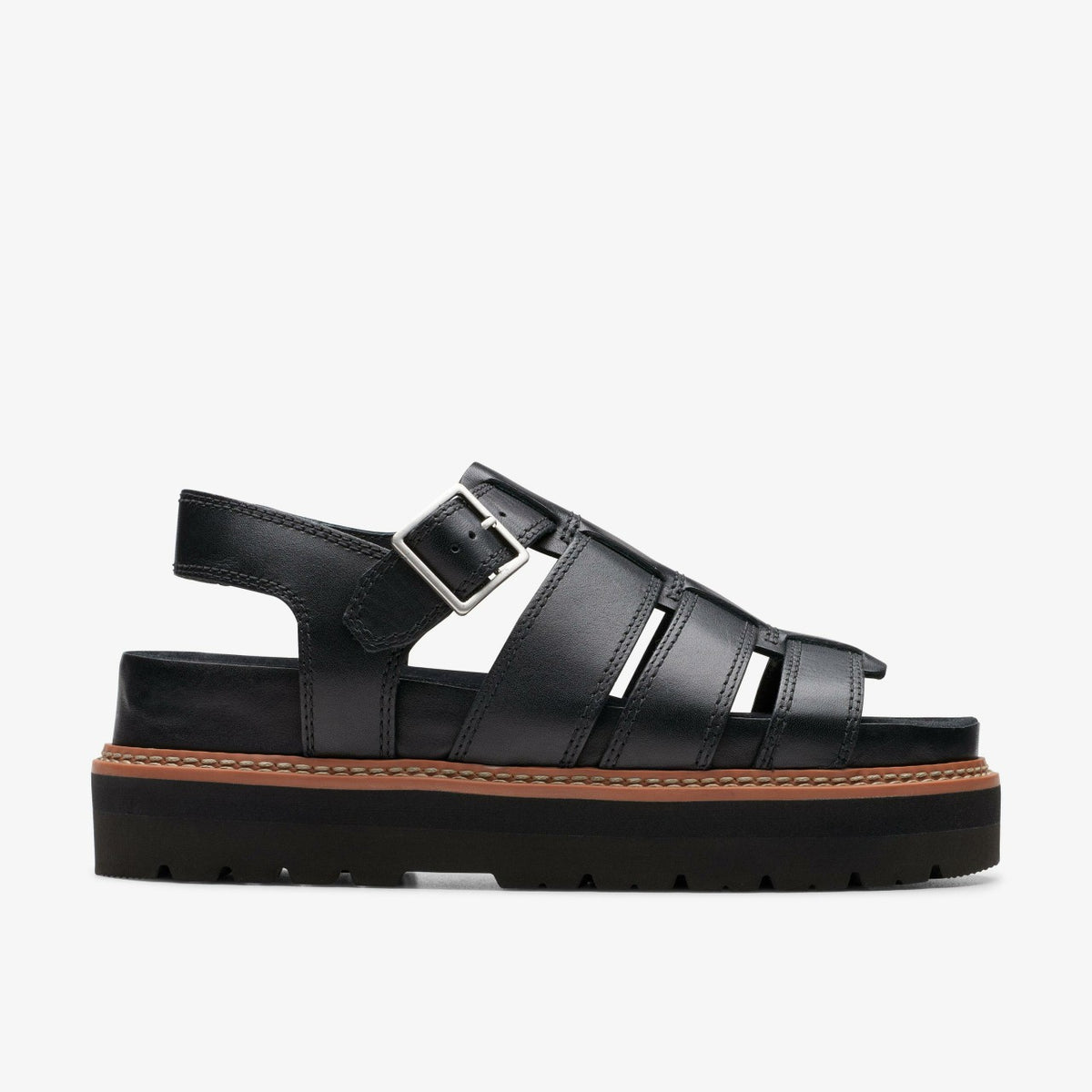 Orianna Twist Black Leather | Clarks for sale - Women