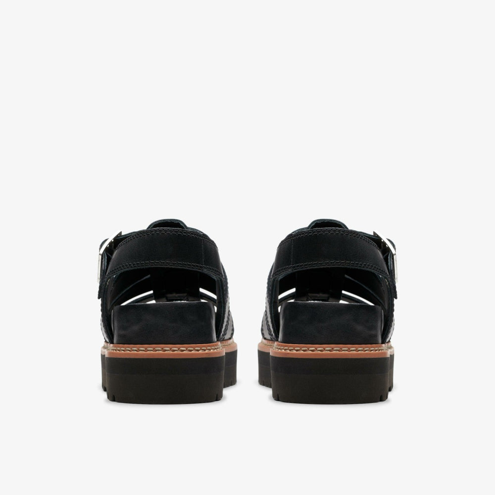 Orianna Twist Black Leather | Clarks for sale - Women