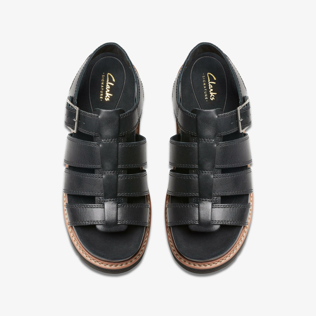 Orianna Twist Black Leather | Clarks for sale - Women