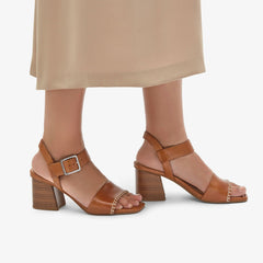 Siara 65 Buckle Tan Leather | Clarks discount - Women