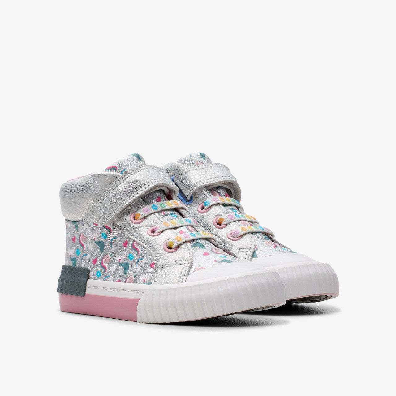 Foxing Halo Hi Toddler Silver | Clarks Sale - Kids