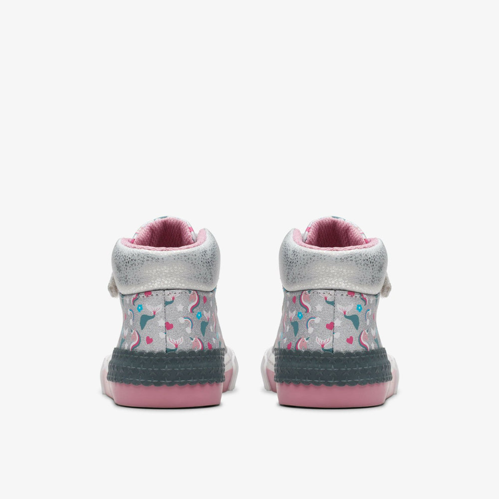 Foxing Halo Hi Toddler Silver | Clarks Sale - Kids