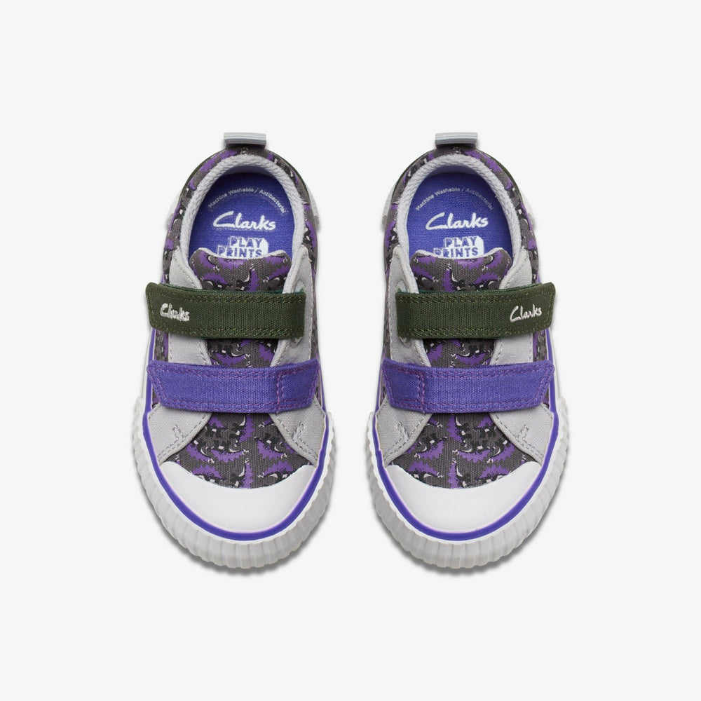 Foxing Steggy Toddler Grey Combination | Clarks Sale - Kids