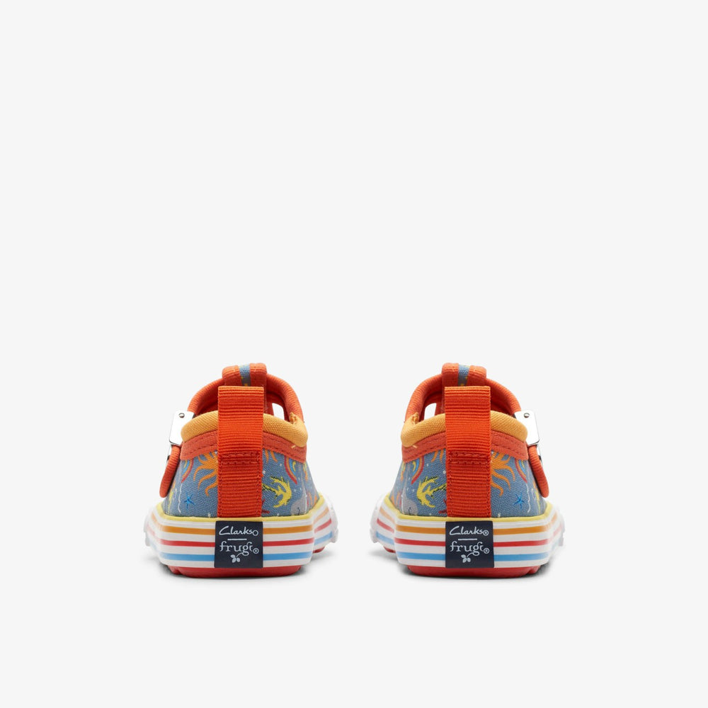 Foxing Fish Toddler Grey Print | Clarks on Sale - Kids