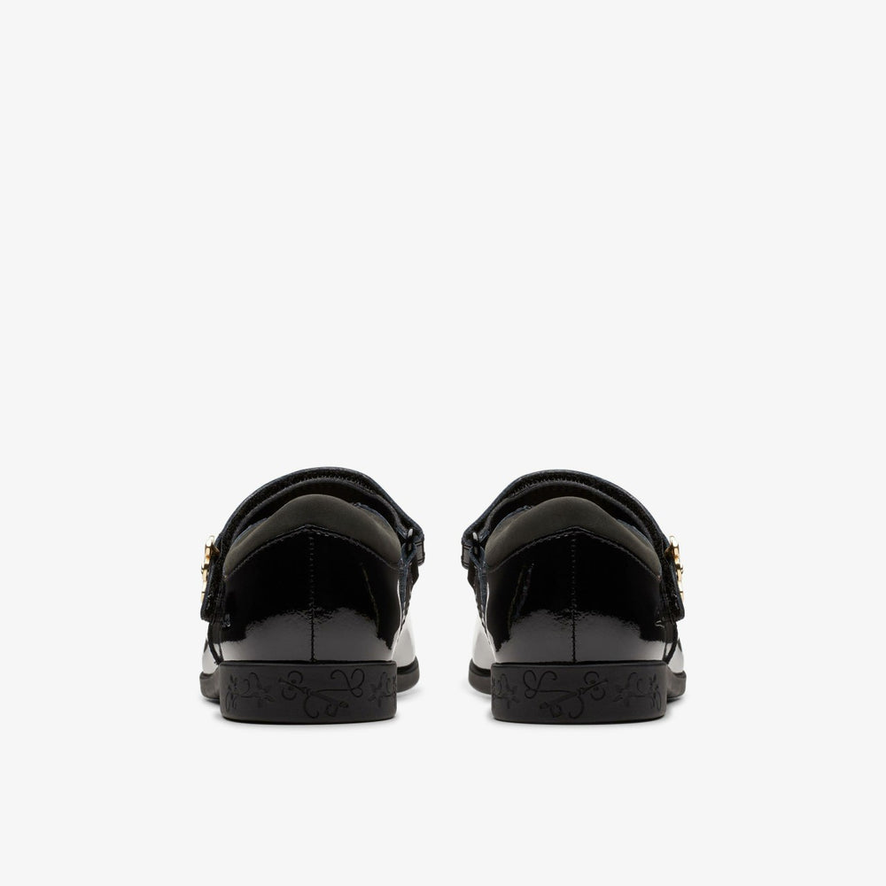 Lock Magic Kid Black Patent | Clarks for sale - Kids