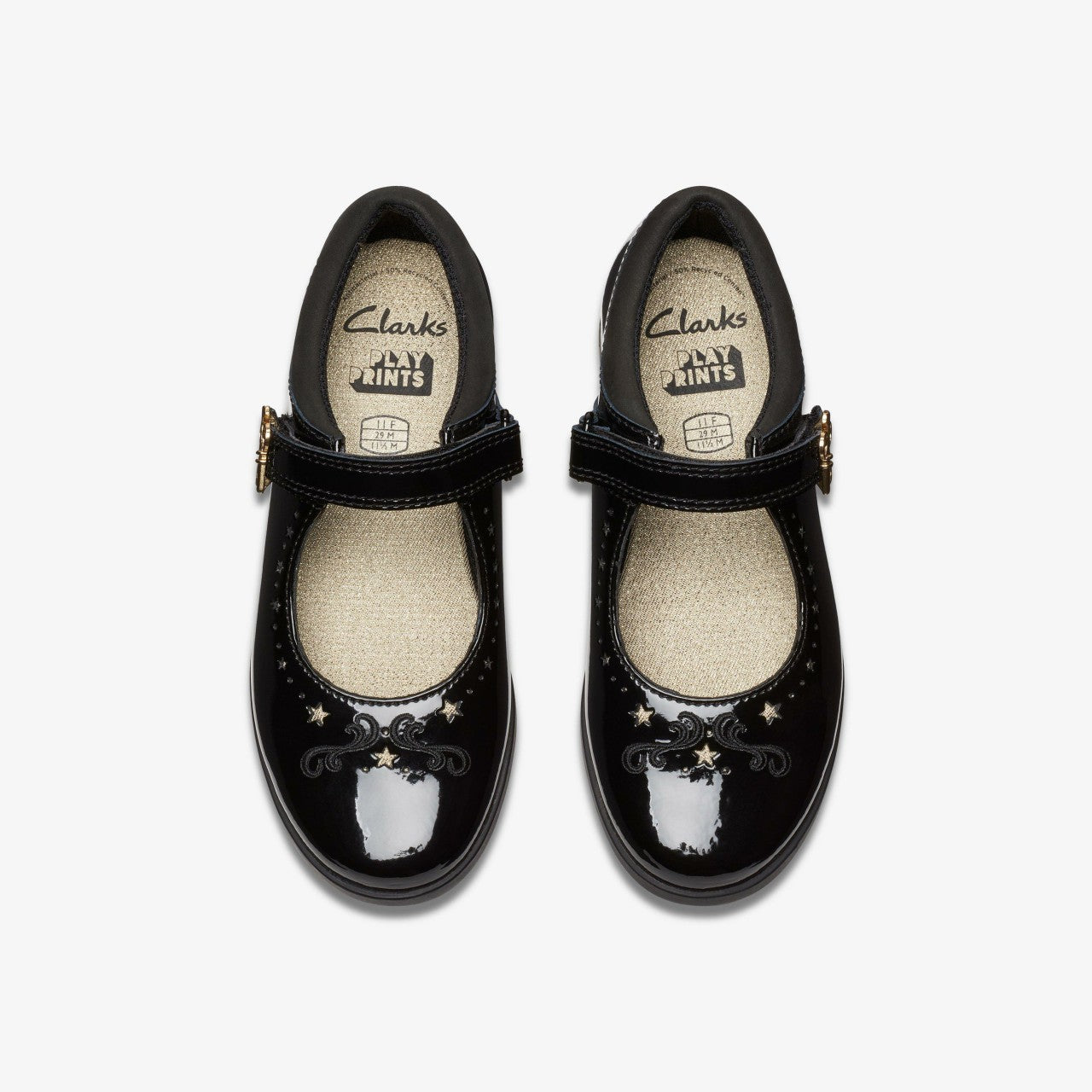 Lock Magic Kid Black Patent | Clarks for sale - Kids