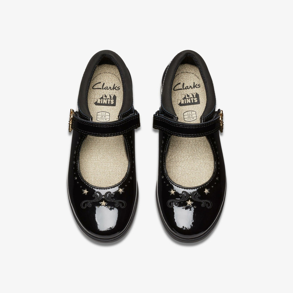 Lock Magic Kid Black Patent | Clarks for sale - Kids