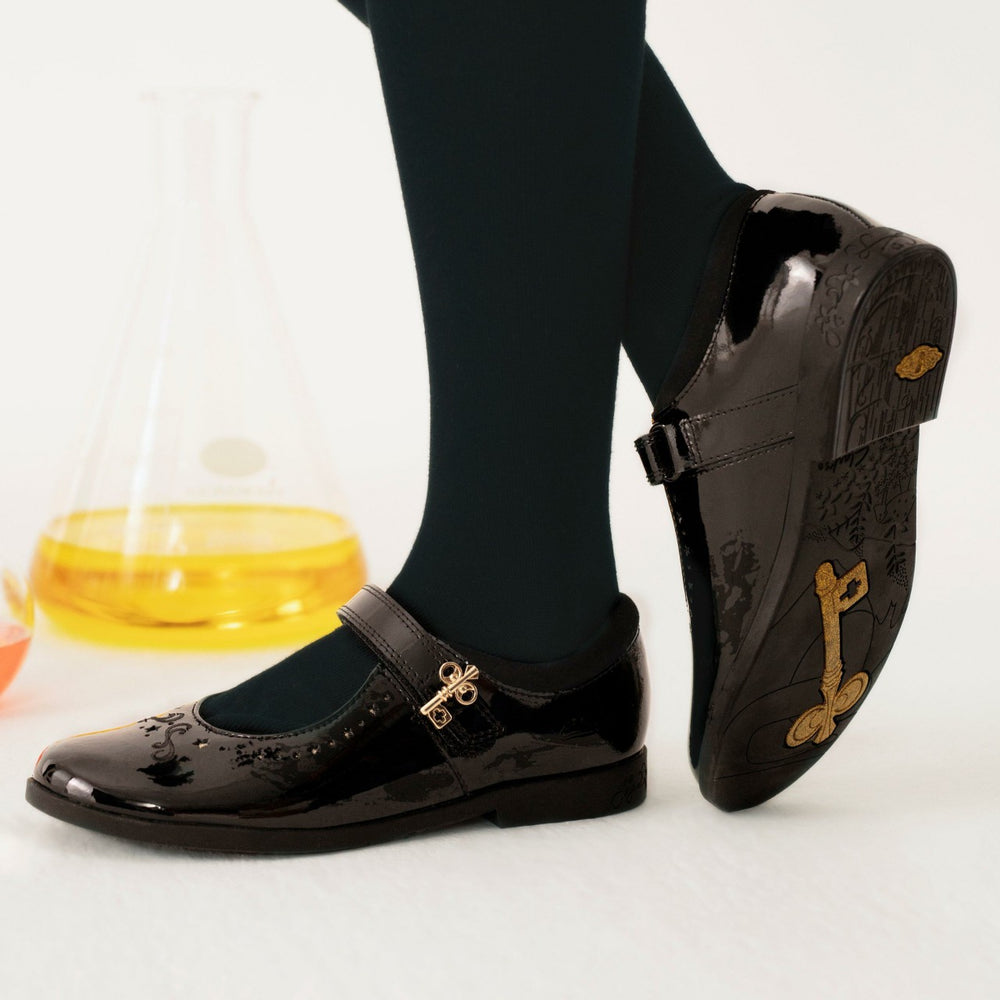 Lock Magic Kid Black Patent | Clarks for sale - Kids