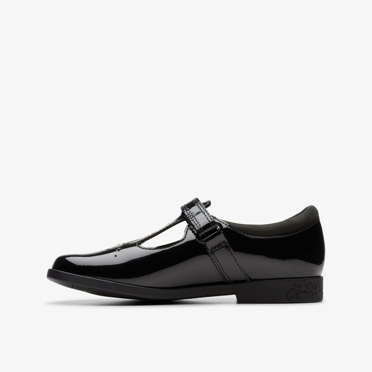 Lock Shine Kid Black Patent | Clarks online - Kids