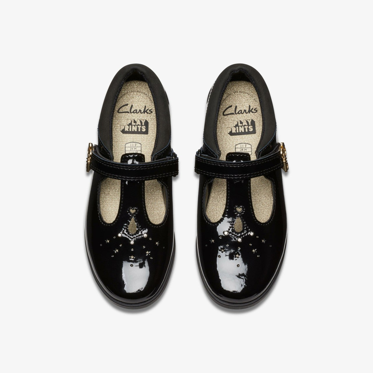 Lock Shine Kid Black Patent | Clarks online - Kids