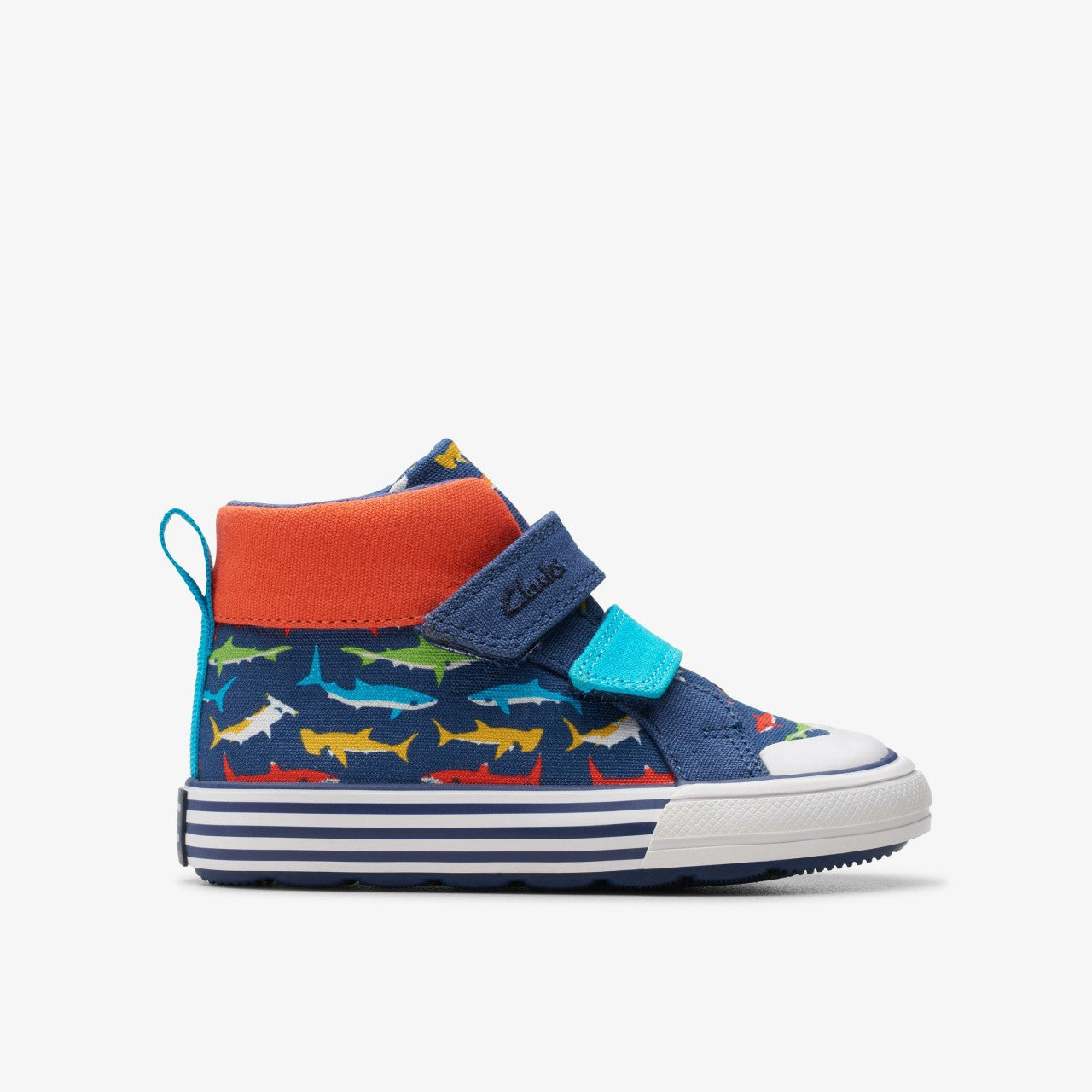 Foxing Save Hi Toddler Navy Print | Clarks for sale - Kids