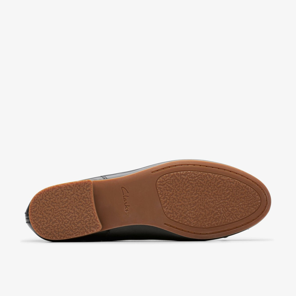 Fawna Lily Black Leather | Clarks for sale - Women