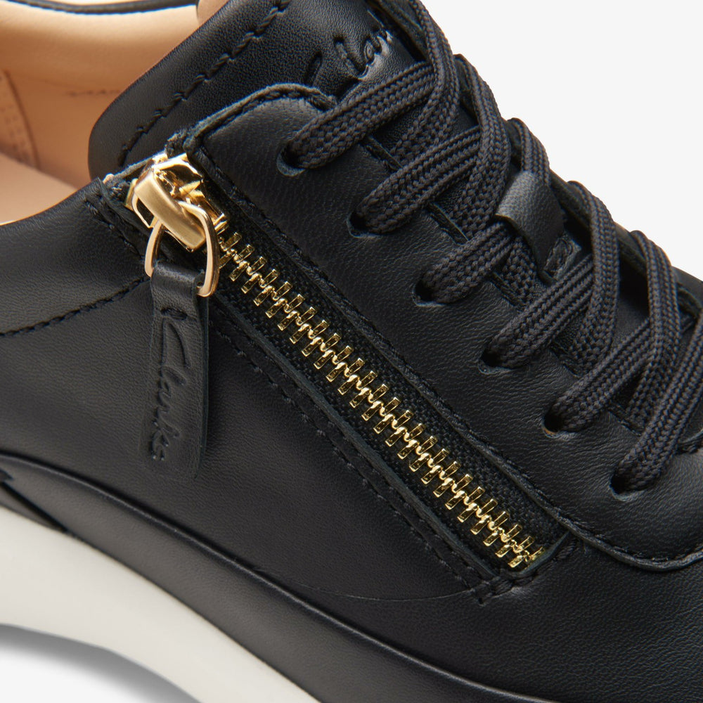 Tivoli Zip Black Leather | Clarks online - Women