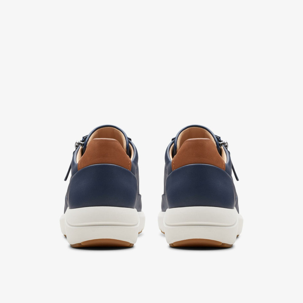 Tivoli Zip Navy Leather | Clarks outlet - Women