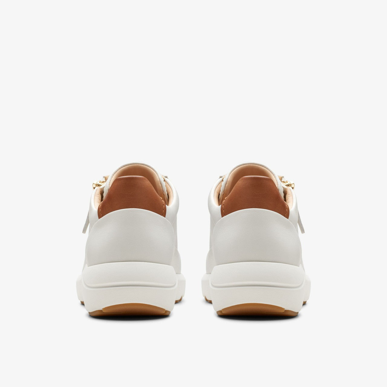 Tivoli Zip Off White Leather | Clarks discount - Women