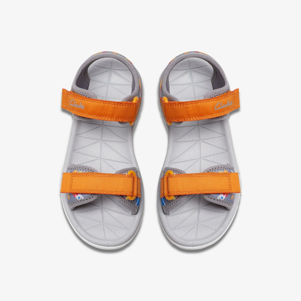Surfing Tide Kid Grey / Orange | Clarks Sale - Kids