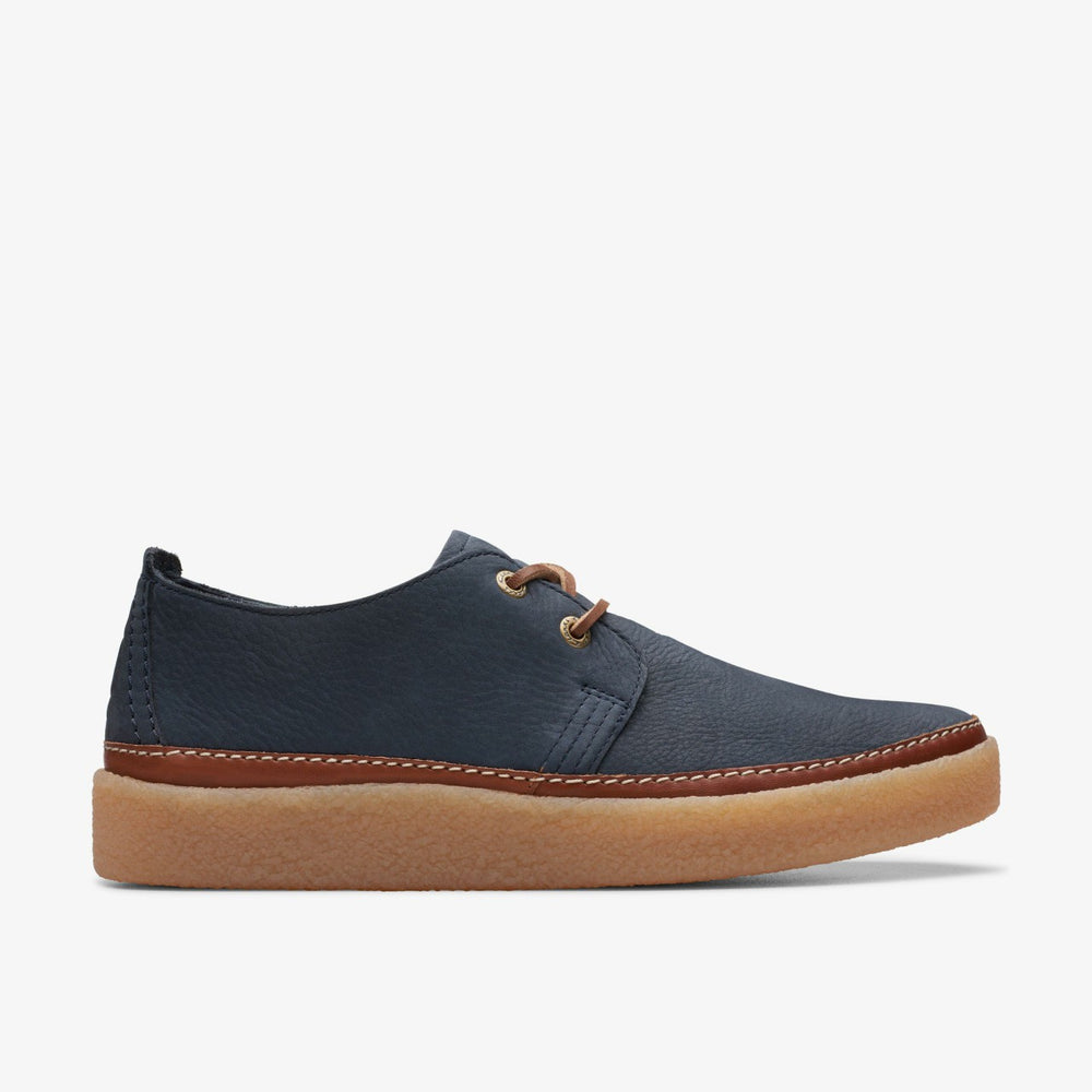 Clarkwood Low Navy Nubuck | Clarks outlet - Men