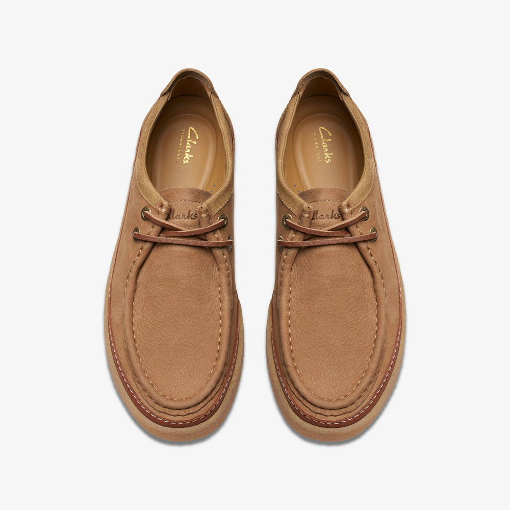 Clarkwood Moc Dark Sand | Clarks online - Men