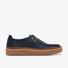 Clarkwood Moc Navy Nubuck | Clarks on Sale - Men