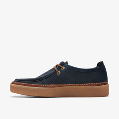 Clarkwood Moc Navy Nubuck | Clarks on Sale - Men